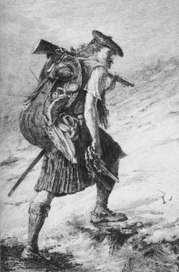Southerns could relate to Sir Walter Scott's romantic depictions of the Jacobite uprisings. This illustration by John Pettie was included in a 1892 edition of Waverley. 